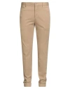 Incotex Man Pants Light Brown Size 42 Cotton, Elastane In Neutral