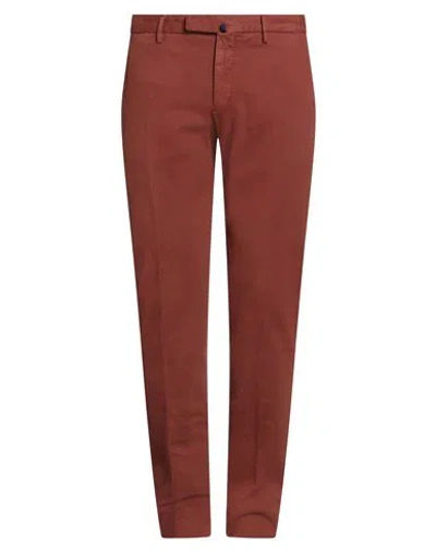 INCOTEX INCOTEX BY SLOWEAR MAN PANTS BRICK SIZE 40 COTTON, ELASTANE
