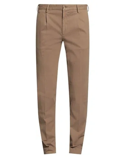 Incotex By Slowear Man Pants Camel Size 32 Cotton, Elastane In Brown