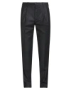 Incotex By Slowear Man Pants Charcoal Size 38 Virgin Wool In Black