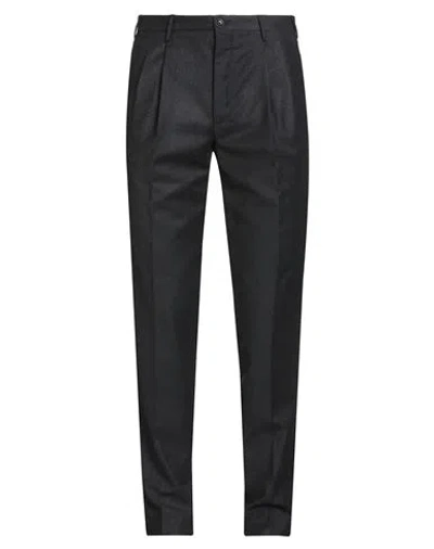 Incotex By Slowear Man Pants Charcoal Size 38 Virgin Wool In Black