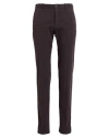 Incotex By Slowear Man Pants Dark Brown Size 36 Cotton, Lyocell, Elastane In Purple