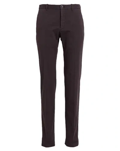 Incotex By Slowear Man Pants Dark Brown Size 36 Cotton, Lyocell, Elastane In Purple
