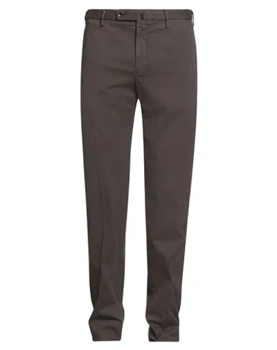 Incotex By Slowear Man Pants Dark Brown Size 38 Cotton, Lyocell, Elastane
