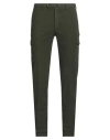 Incotex By Slowear Man Pants Dark Green Size 38 Cotton, Elastane