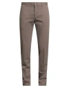 Incotex By Slowear Man Pants Khaki Size 36 Cotton, Lyocell, Elastane In Brown