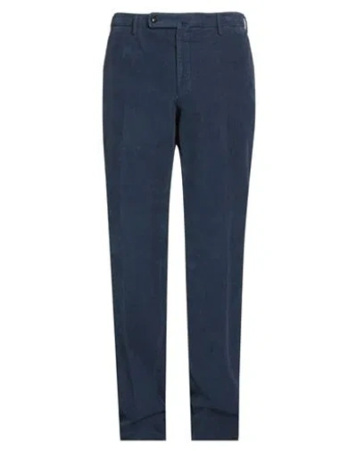 Incotex By Slowear Man Pants Midnight Blue Size 36 Cotton, Elastane