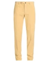 Incotex By Slowear Man Pants Mustard Size 42 Cotton, Elastane In Yellow