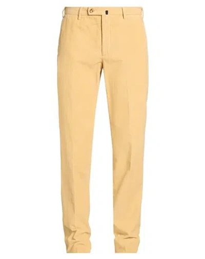 Incotex By Slowear Man Pants Mustard Size 42 Cotton, Elastane In Yellow