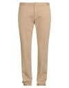 Incotex By Slowear Man Pants Sand Size 38 Cotton, Lyocell, Elastane In Neutral