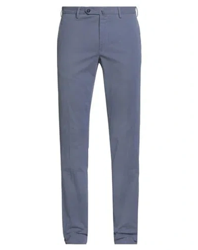 Incotex By Slowear Man Pants Slate Blue Size 38 Cotton