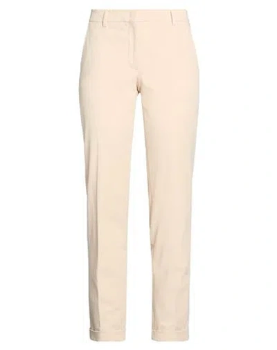 Incotex By Slowear Woman Pants Beige Size 8 Cotton, Elastane In Neutral