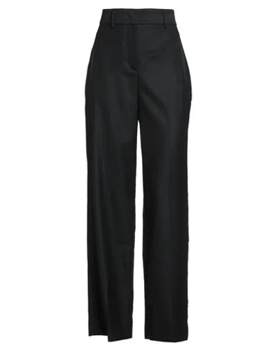 Incotex By Slowear Woman Pants Black Size 6 Virgin Wool, Viscose In Blue