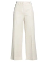 Incotex By Slowear Woman Pants Ivory Size 2 Cotton, Linen In White
