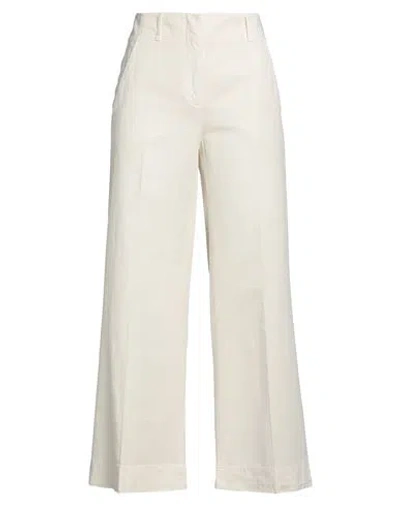 Incotex By Slowear Woman Pants Ivory Size 2 Cotton, Linen In White