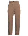 Incotex By Slowear Woman Pants Light Brown Size 2 Cotton, Linen In Beige