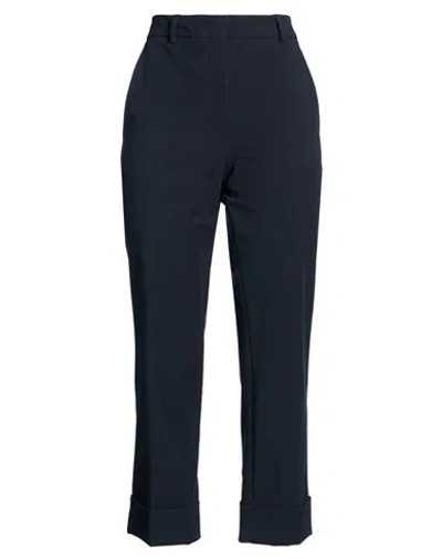 Incotex By Slowear Woman Pants Midnight Blue Size 10 Cotton, Elastane