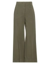 Incotex By Slowear Woman Pants Military Green Size 2 Cotton, Linen