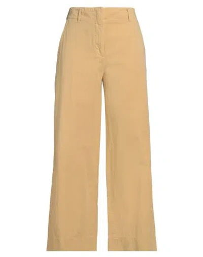 Incotex By Slowear Woman Pants Sand Size 10 Cotton, Linen In Beige