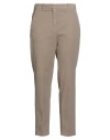 Incotex By Slowear Woman Pants Taupe Size 6 Cotton, Elastane In Gray