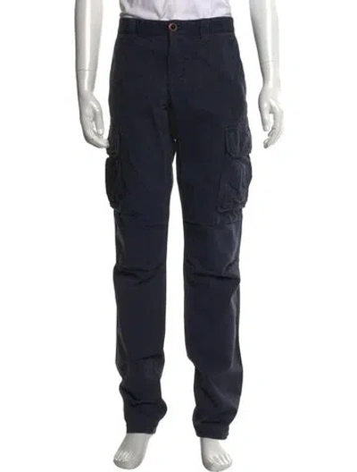 Pre-owned Incotex Cargo Pants In Blue