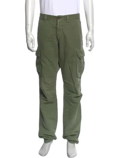 Pre-owned Incotex Cargo Pants In Green