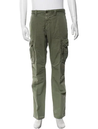 Pre-owned Incotex Cargo Pants In Green