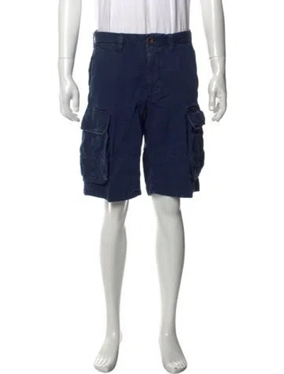 Pre-owned Incotex Cargo Shorts In Blue