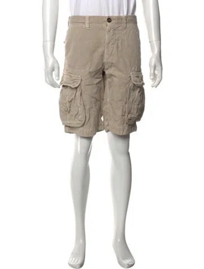 Pre-owned Incotex Cargo Shorts In Neutrals