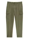 Incotex Cargo Trousers In Green