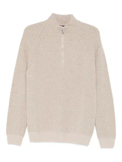 Incotex Cashmere Jumper In Neutral