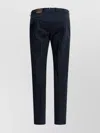 Incotex Casual Cotton Trousers Featuring Pockets In Blue