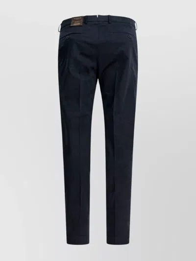 Incotex Casual Cotton Trousers Featuring Pockets In Blue