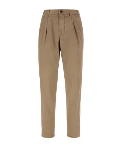 INCOTEX PLEATED-FRONT TROUSERS