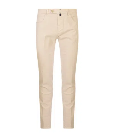 Incotex Casual Pants With Belt Loops In Neutral