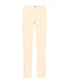 Incotex Straight Trousers With Pockets And Loops In Nude