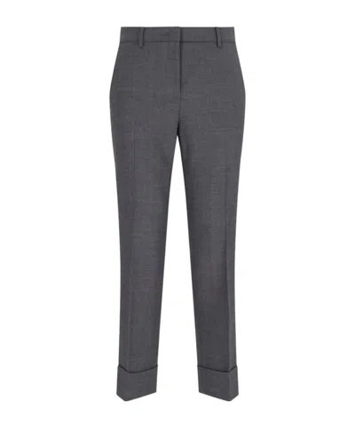 Incotex Casual Trousers With Belt Loops In Gray