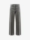 Incotex Certified Cotton Trousers In Gray