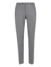 Incotex Check-pattern Trousers In Gray