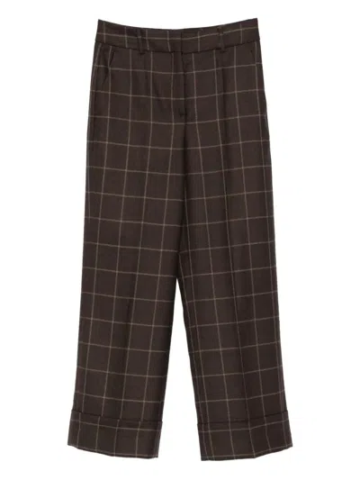Incotex Check-print Wool Trousers