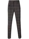 Incotex Checked Trousers In Multi