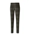 Incotex Checkered Trousers In Black