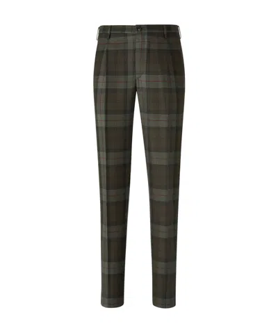 INCOTEX CHECKERED TROUSERS