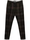 Incotex Man Pants Dark Brown Size 32 Virgin Wool In Brown