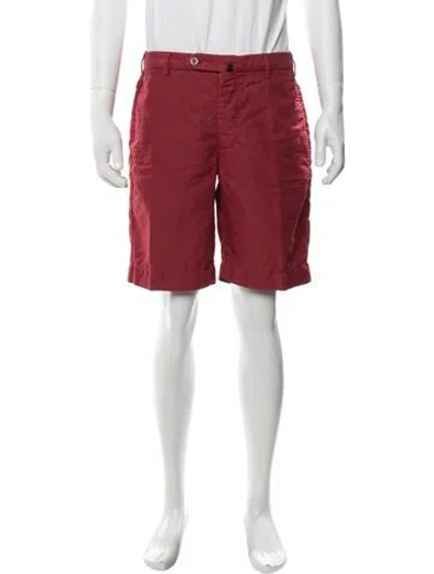 Pre-owned Incotex Chino Shorts In Red