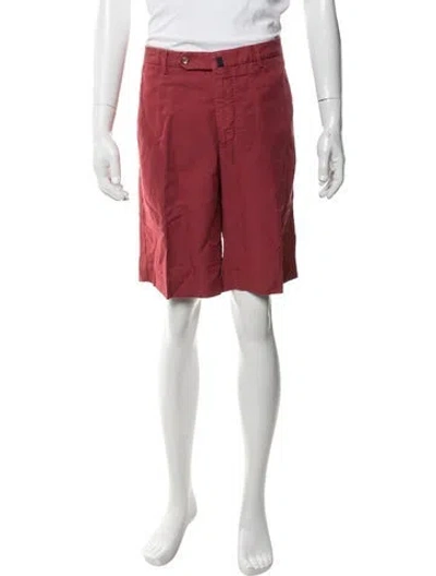 Pre-owned Incotex Chino Shorts In Red