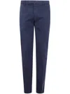 Incotex "chino Slim Fit" Trousers In Blue