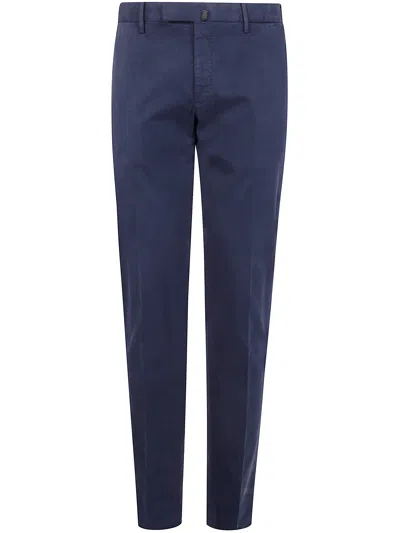 Incotex "chino Slim Fit" Trousers In Blue