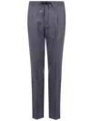 Incotex "chino Slim Fit" Trousers In Blue