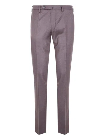 Incotex Chino Slim Fit Trousers In Purple